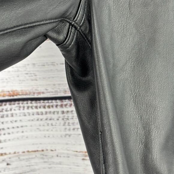 PISTOLA Lennon High Rise Cropped Boot Pant Vegan Faux Leather Size 26 Revolve - Picture 6 of 12